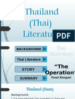 Thailand Literature