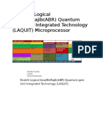 Drabrh Logical AzadBinRajib(ABR) Quantum gate Unit Integrated Technology (LAQUIT) microprocessor  by Dr A B Rajib Hazarika,PhD,FRAS,AES