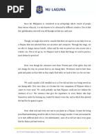 Qualitative Inquiry On The Impact of Rice Tariffication Law To The Production of A Selected Local Farmer in Calamba City