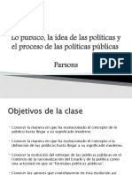 Parsons La Idea de Las Politicas Publicas