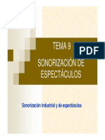 Sonorizacion Espectaculos PDF