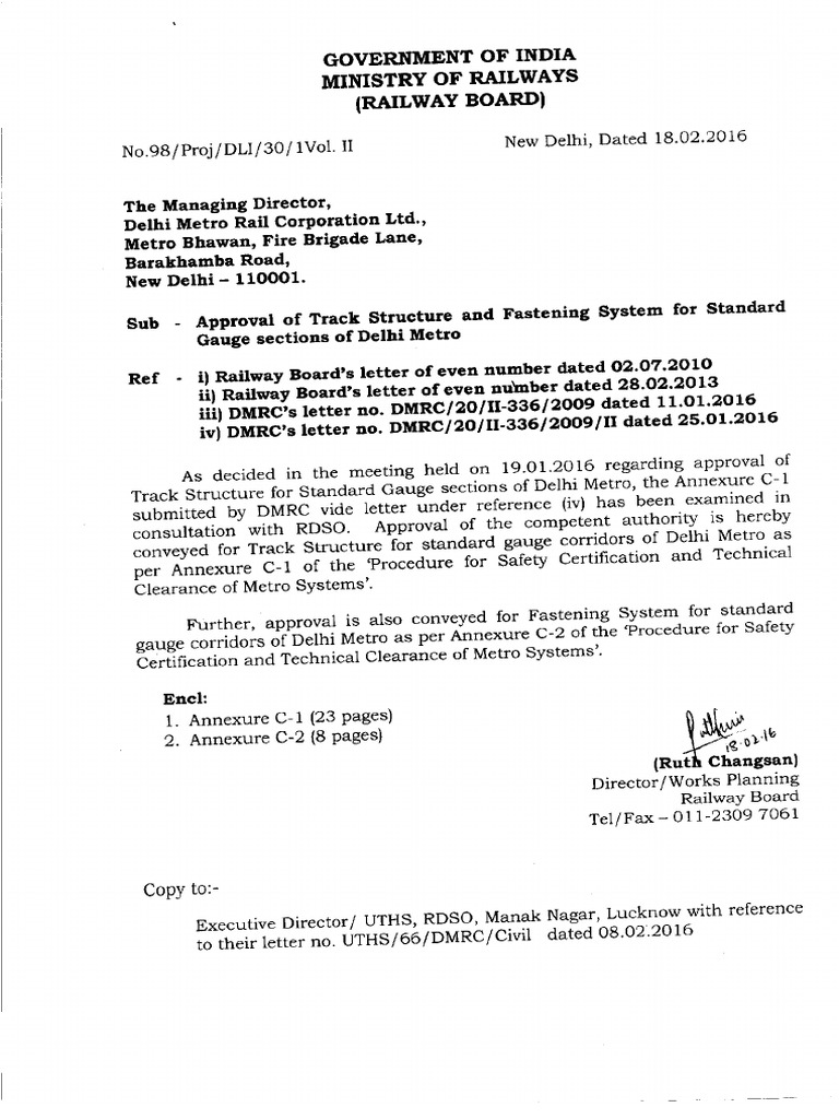 DMRC-C2 For SG Sections | PDF