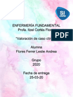 Valoración de Caso Clínico (Neumonía) PDF