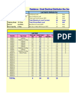 Residence Distribution Box - s-MCB-Wire Size Calculation (1.1.19)