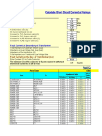 Short Circuit Current at Various Point of Distribution System (1.1.19)