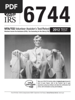 Publication 6744, Volunteer Assistor's Test/Retest