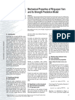 2011-3-17-Mechanical Properties of Ring Spun Yarn and Its Strength Prediction Model