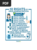 6 Rights of Medication Administration | PDF