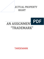 Intellectual Property Right Trademark