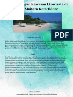 Pengembangan Kawasan Ekowisata Di Pulau Maitara Kota Tidore Kepulauan
