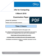 SFC March 2018 Exam - Final