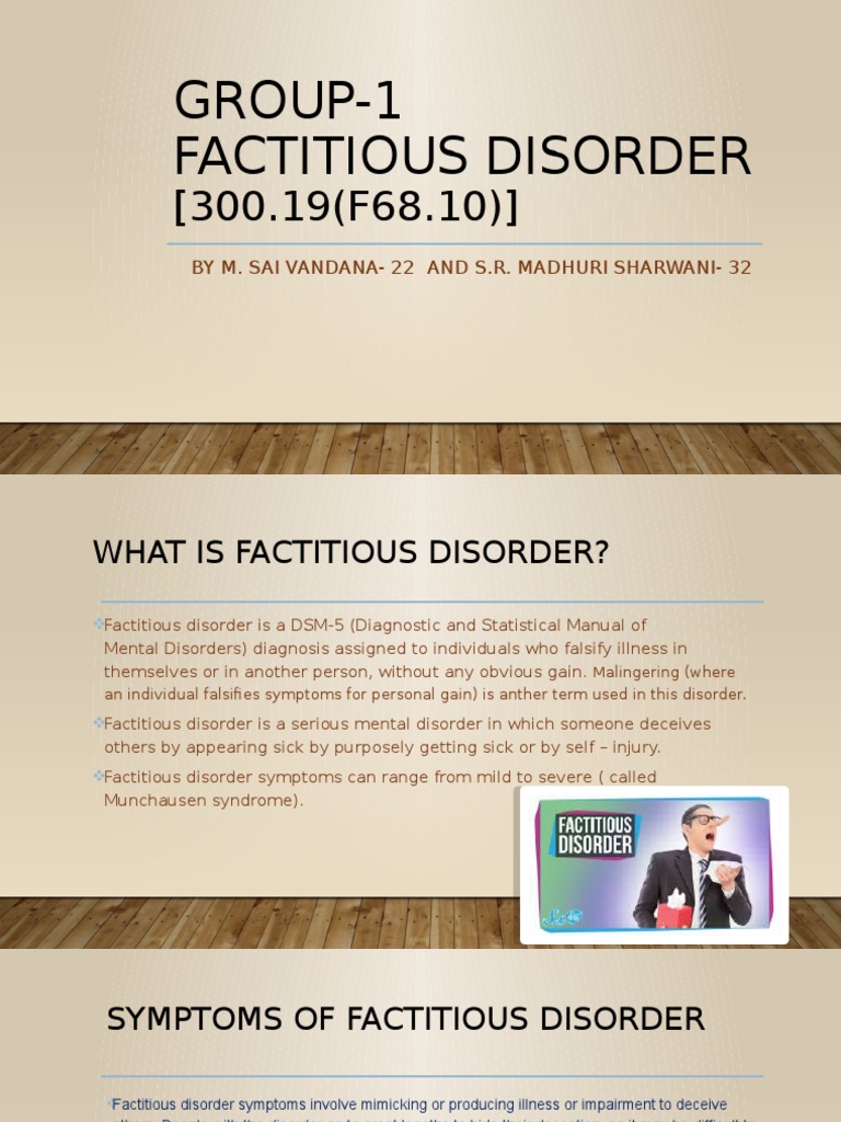 Understanding Factitious Disorder | PDF | Mental Disorder | Human ...