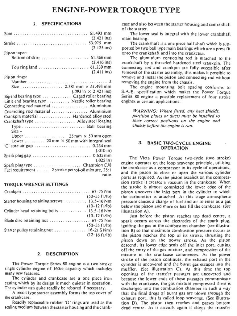 Power Torque Engine Manual PDF | PDF