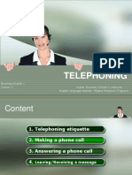 Telephoning Lesson 2 PDF