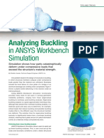 Analyzing Buckling in Workbench Simulation