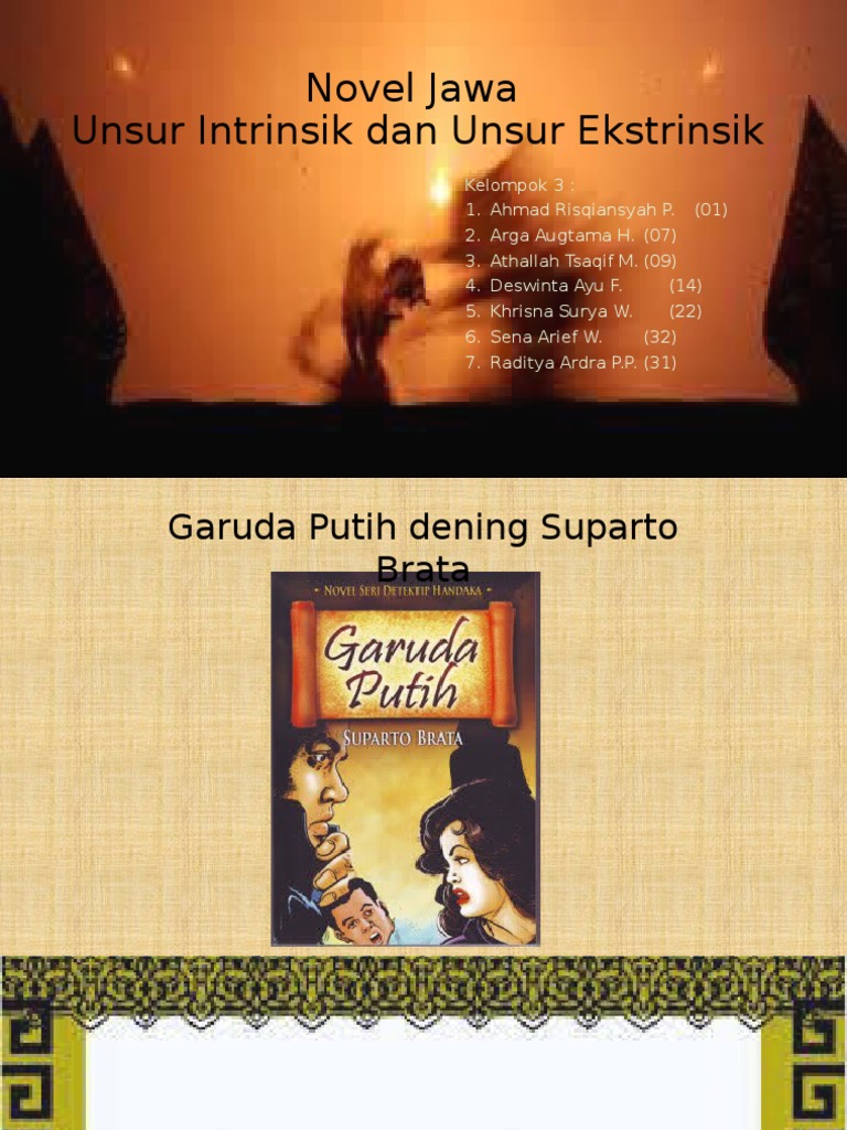 Analisis Novel Garuda Putih Suparto Brata | PDF