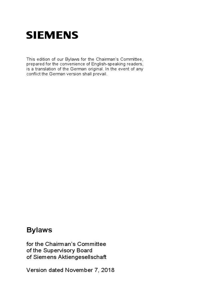 19 Bylaws Chair Committee - Unlocked | PDF | Committee | Board Of Directors