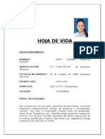 Hoja de Vida Andrea