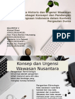 Dinamika Historis Dan Urgensi Wawasan Nusantara Sebagai Konsepri