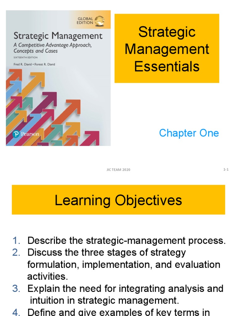 Strategic Management Fundamentals Guide | PDF | Strategic Management ...