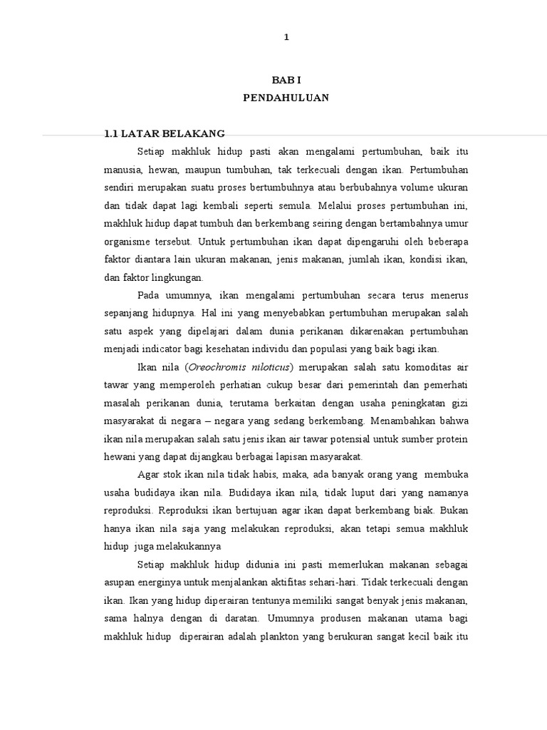 Laporan Praktikum Biologi Perikanan | PDF