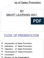 Techniques of Sales Promotion