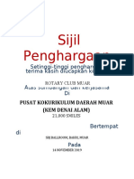 Sijil Penghargaan Rotary