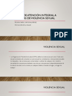 Rutas de Atención Integral A Victimas de Violencia Sexual