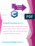 Friend Function and Friend Classes in C++