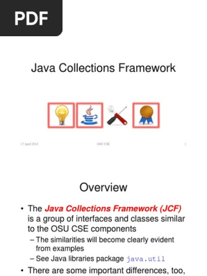 Java Collection Documentation Pdf