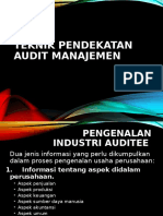 3 TeknikPendekatanAuditManajemen