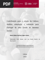 Contribuição para o Estudo da Cultura