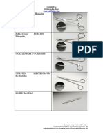 Instruments, Needles and Sutures in General Surgery