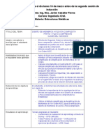 Actividades Por Realizar para El Día Lunes 16 de Marzo