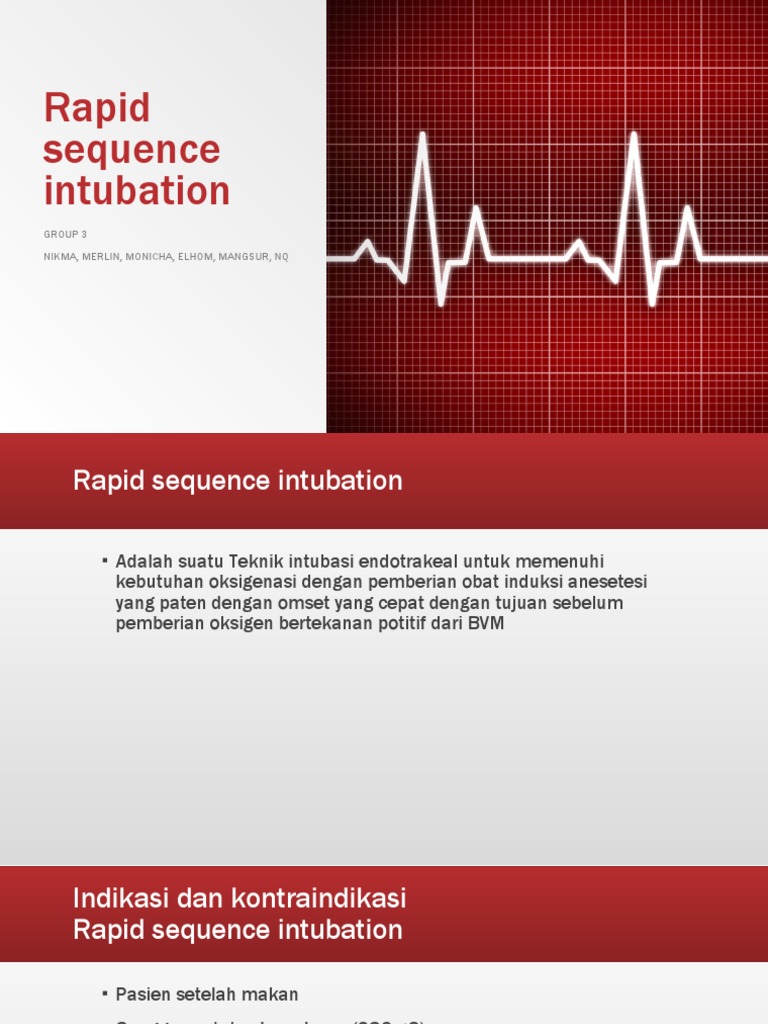 7P dalam Rapid Sequence Intubation | PDF | Sains & Matematika