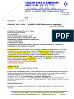 PARASHA 14 - VAYERA - para Enseñar Y APARECIO - 2019 - 5779 Actualizada 2020