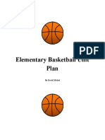 Elementary Basketball Unit Plan David Michel
