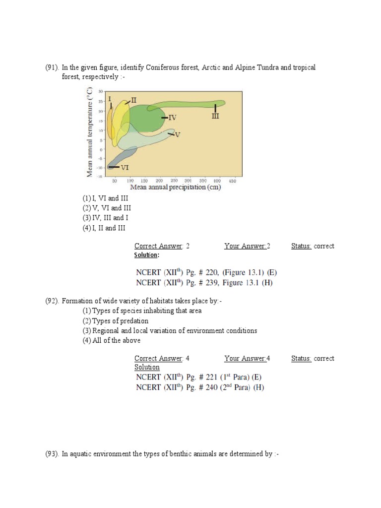 Allen Online Bilogy Unittest 9 Pdf Primary Production Biodiversity