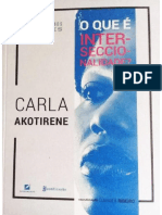 O Que É Interseccionalidade - Carla Akotirene PDF
