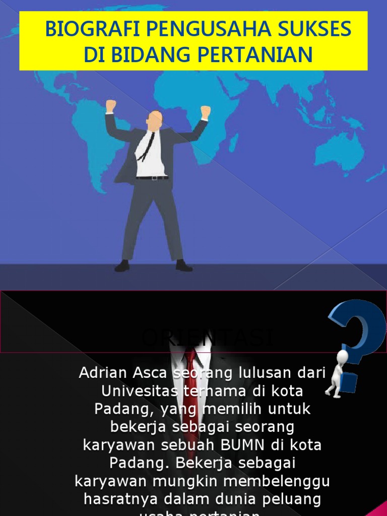 Biografi Pengusaha Sukses Di Bidang Pertanian Copy