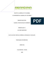 Pis 4 Política Laboral en Colombia