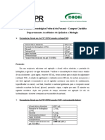 Formulação álcool gel 70° usando carbopol e CMC