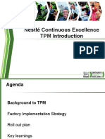 Nestlé Continuous Excellence TPM Introduction