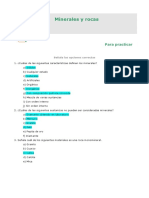 Minerales y rocas: conceptos clave