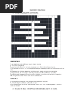 Crucigrama Relaciones Ecologicas