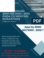 Perancangan SMM Iso 9001 - 2015 Pada CV Mentari Nusantara