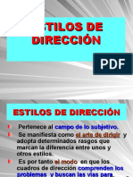 Tema ESTILOS DIRECCION.ppt