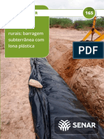 Senar - Construções Rurais - Barragem Subterrânea Com Lona Plástica