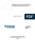 Afianzamiento de La Comprensión Lectora A Través de La Herramienta Tecnológica Exelearning Como Estrategia Didáctica en El Grado Tercero de La Institución Educativa Samore