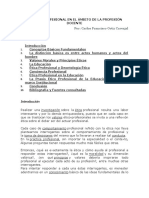 La Etica Profesional en El Ambito de La Profesión Docente